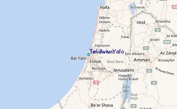 karta Tel Aviv 