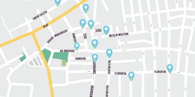 Karta флорентин Tel Aviv